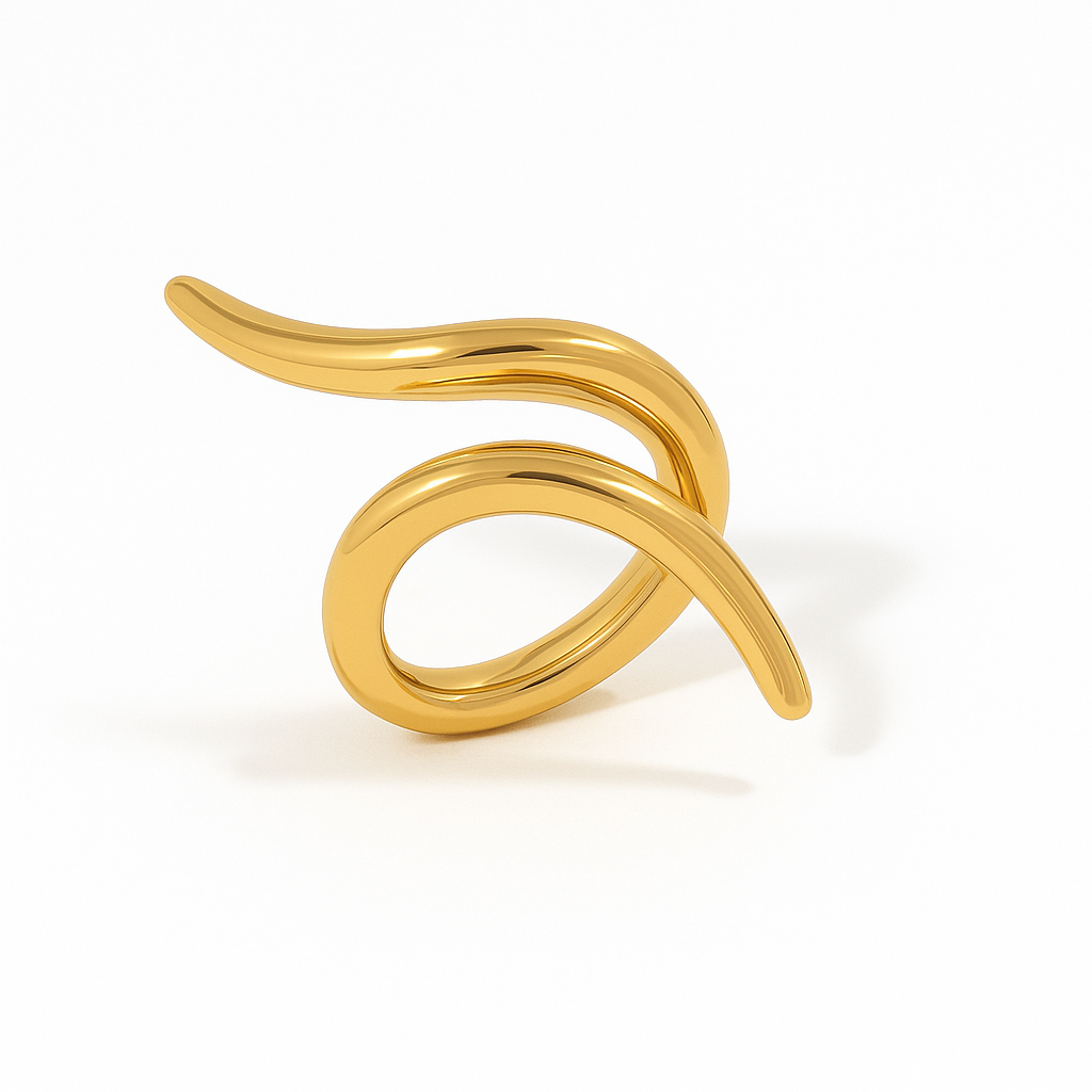 Simple Glossy Line Ring