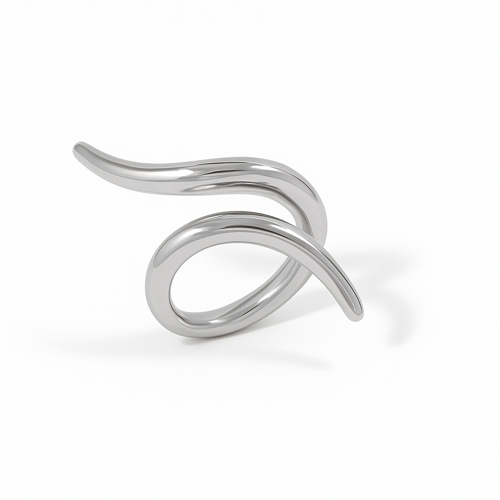 Simple Glossy Line Ring
