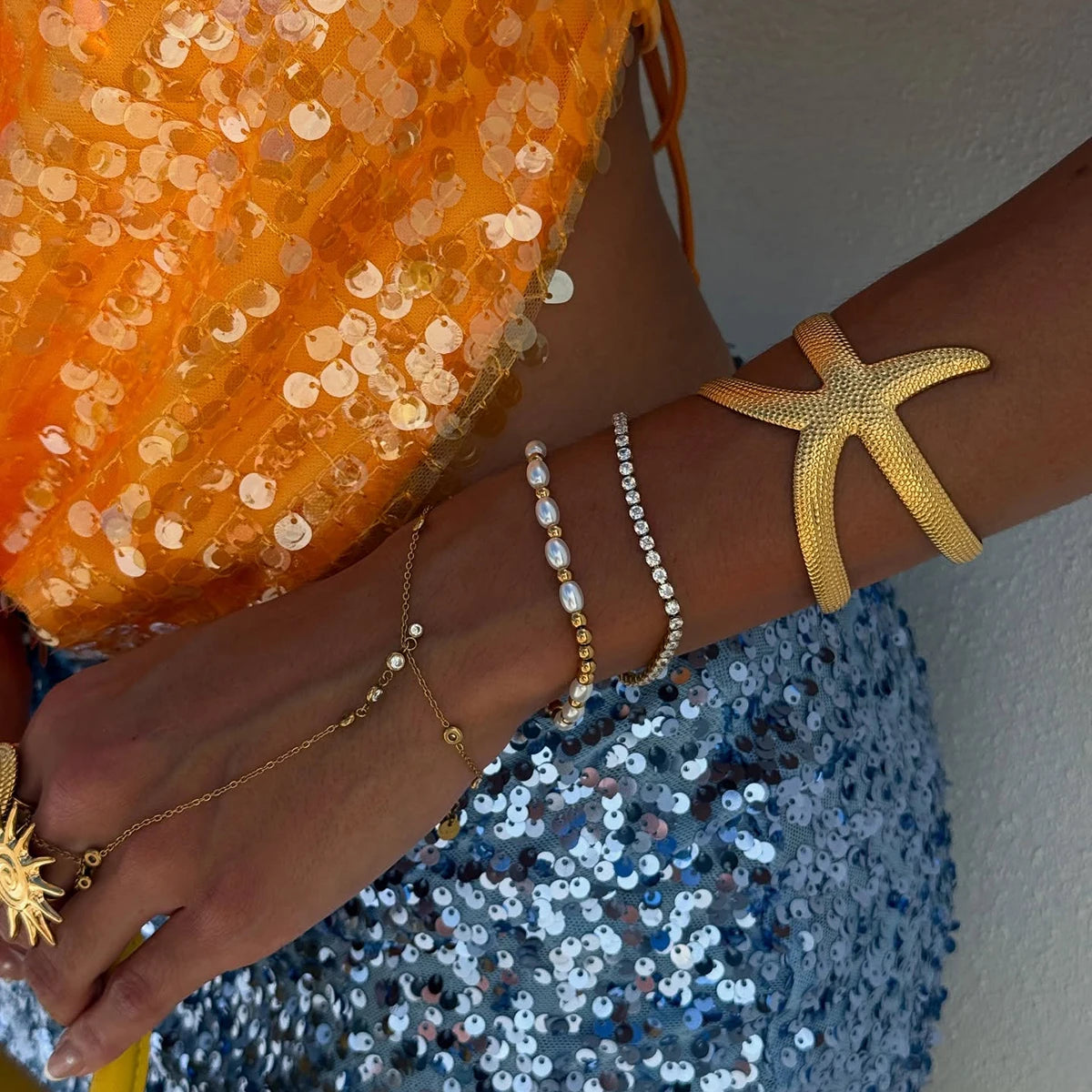 Gold Ocean Vacation Bracelet Collection