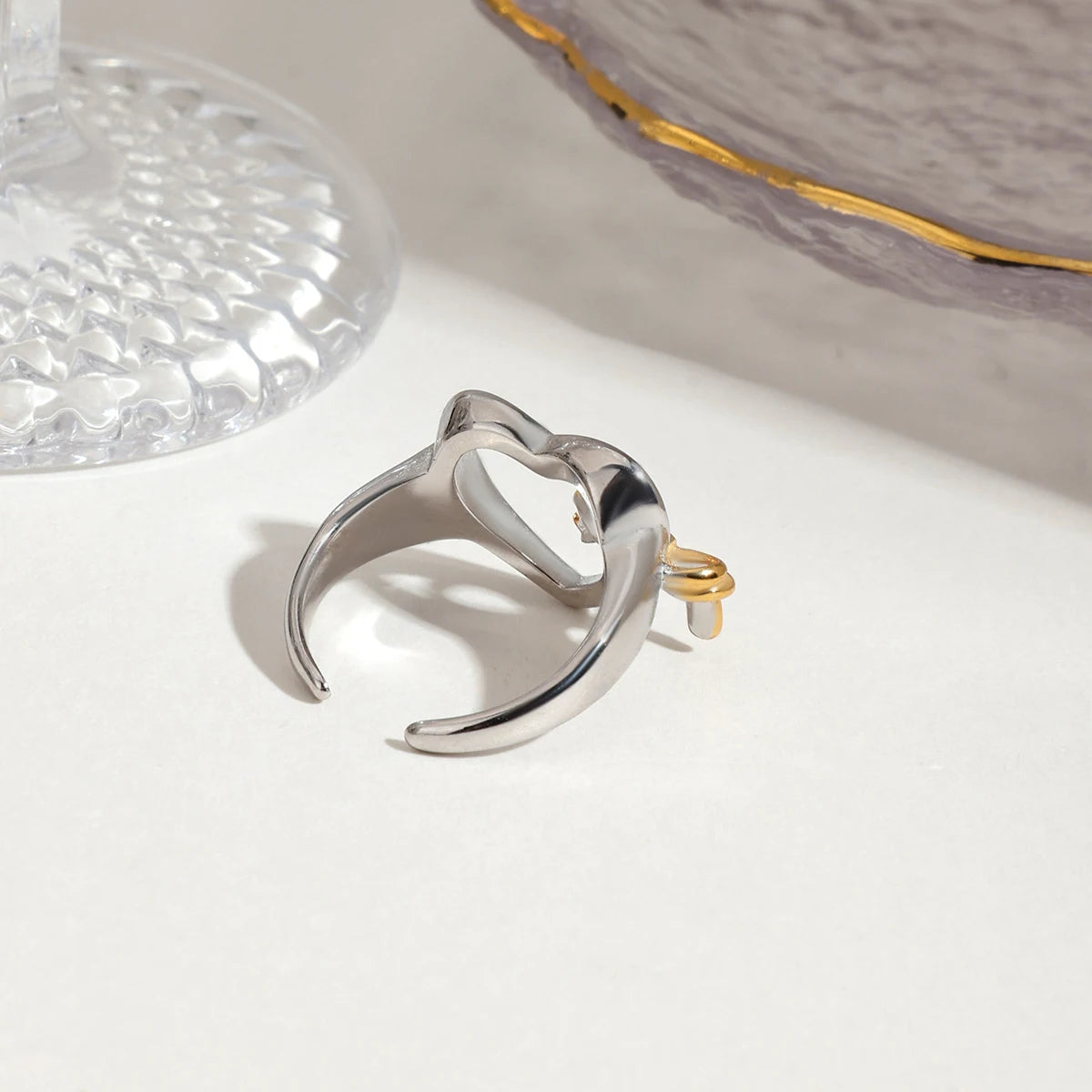 Heart Bow Ring