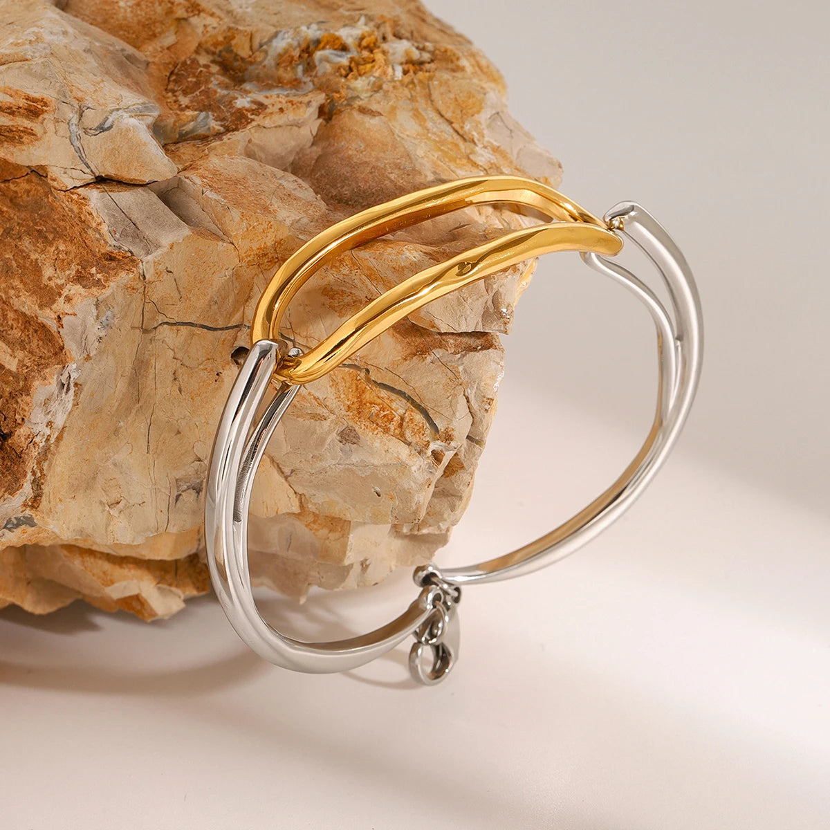 Gold/Silver Cuff Bracelet