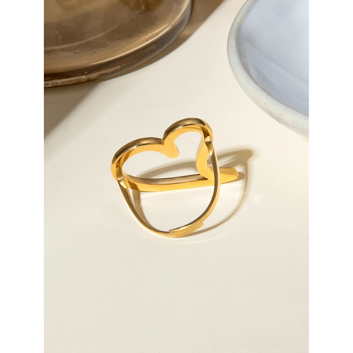 Open Love Heart Ring