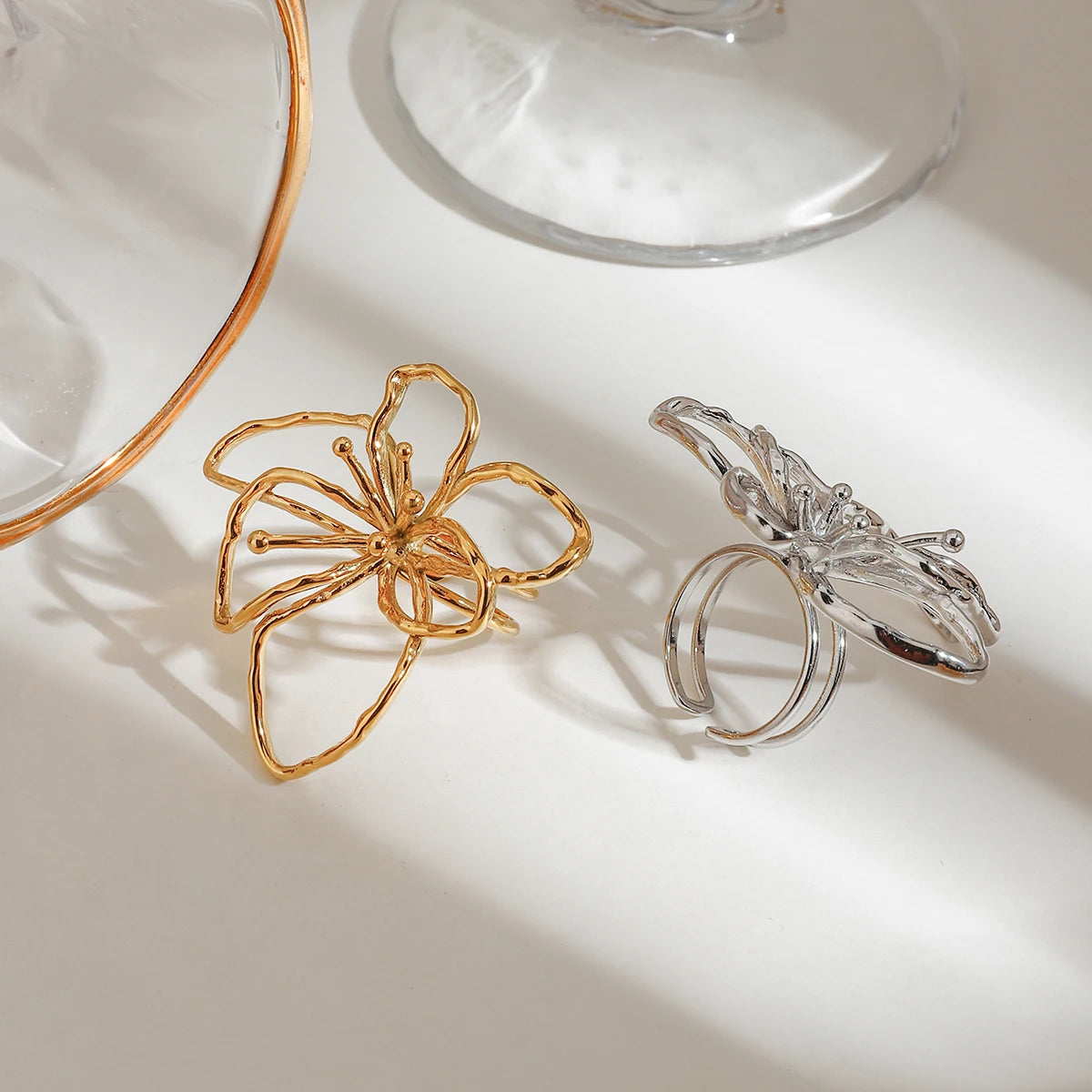 Pattern Flower Ring
