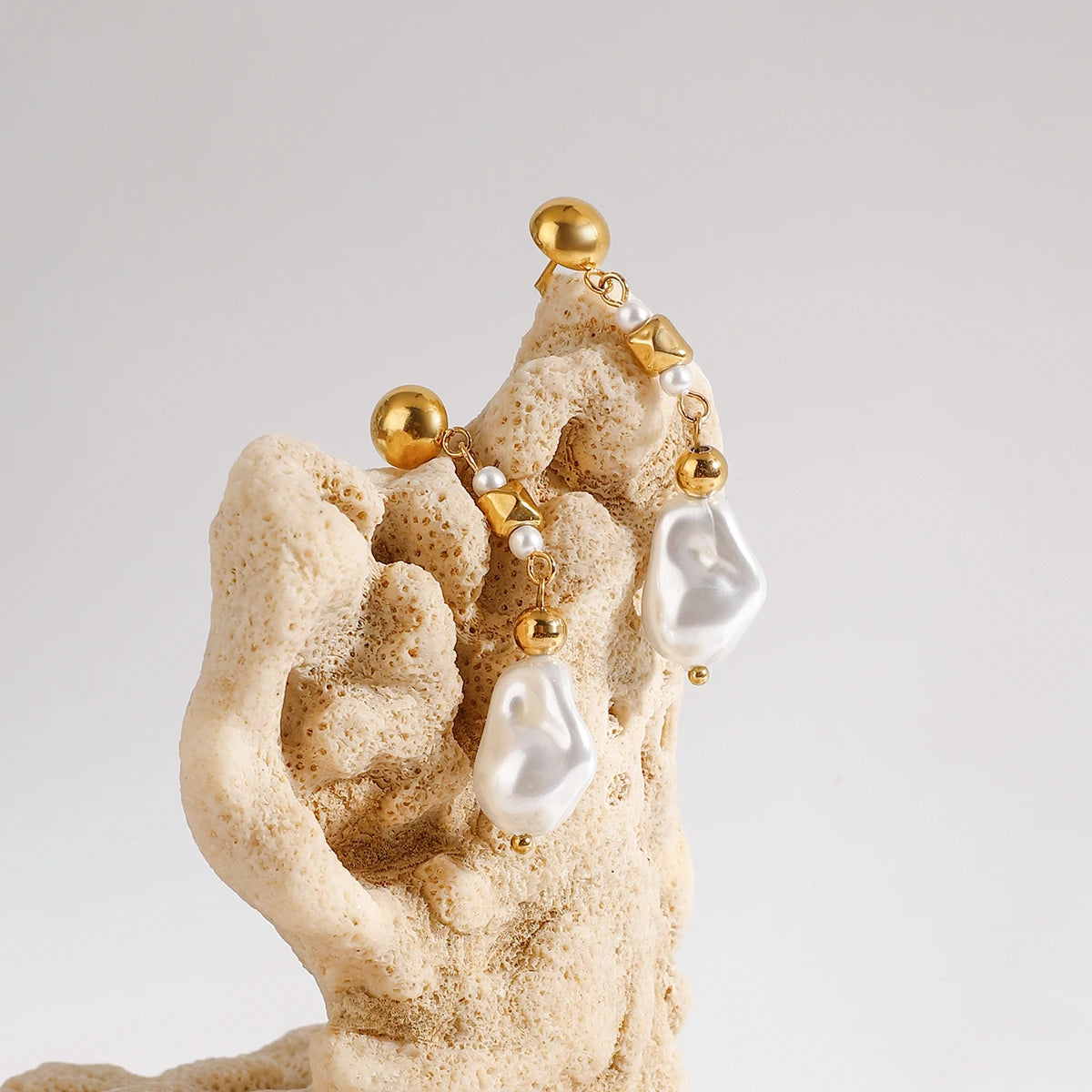 Pearl Pendant Earrings