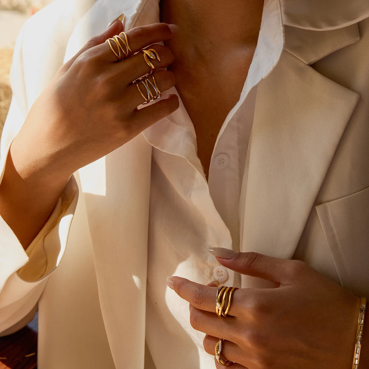 Multi layer Design Ring