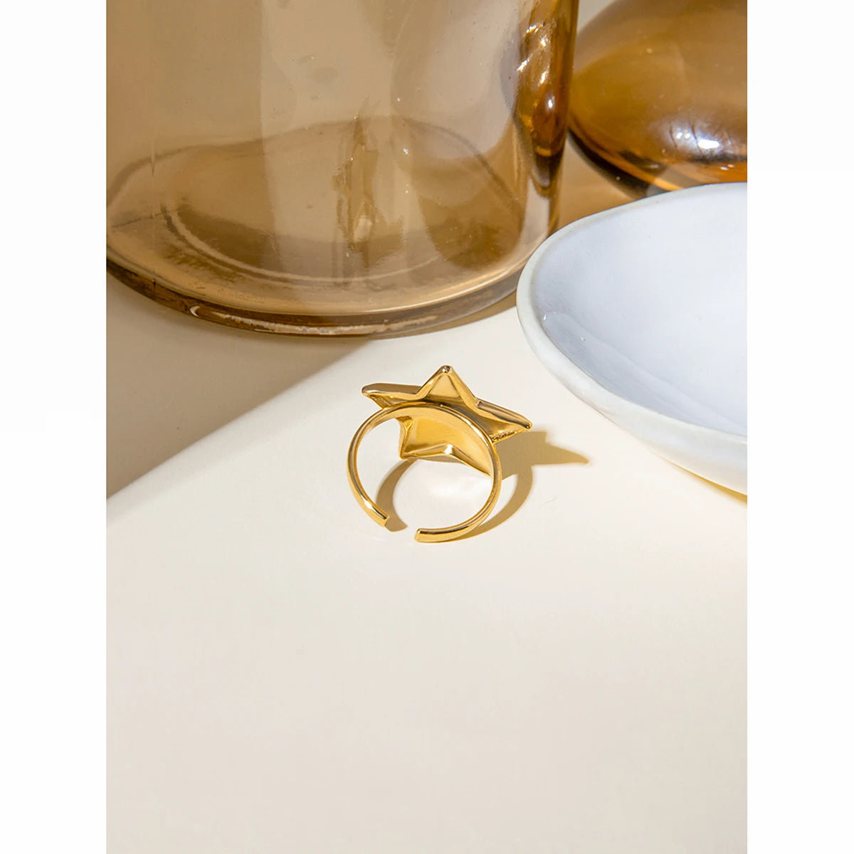 Geometric Star Ring