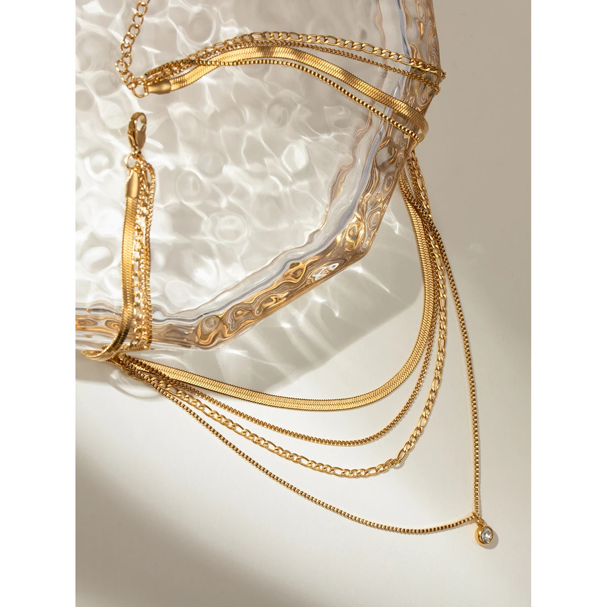 Four Layers Chain Necklace