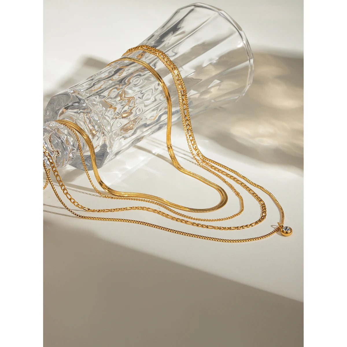 Four Layers Chain Necklace