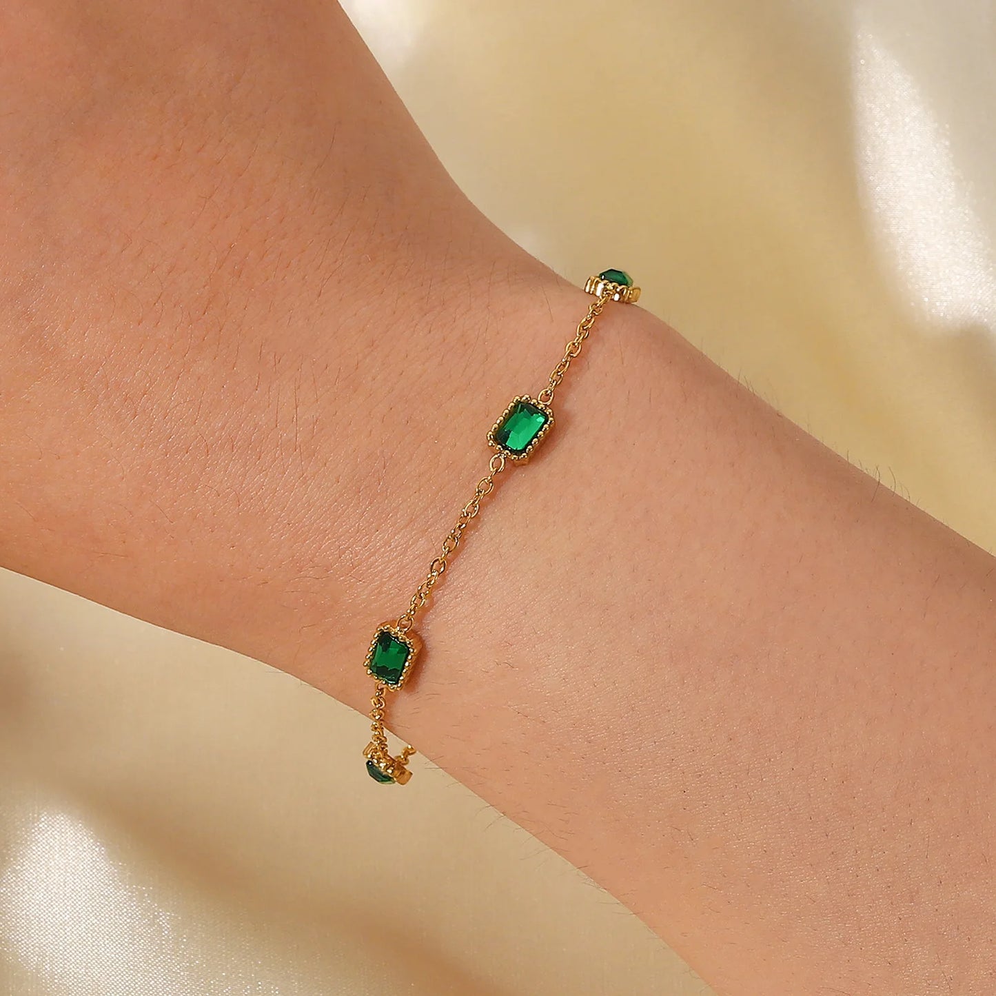 Green Zirconia Bracelet