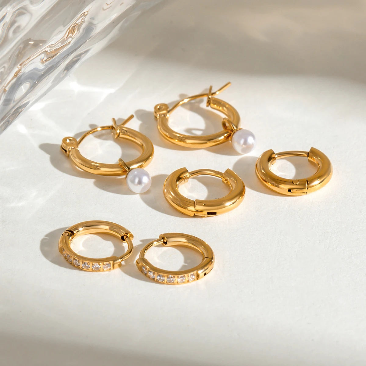 Signature Gold Hoop Earring Set