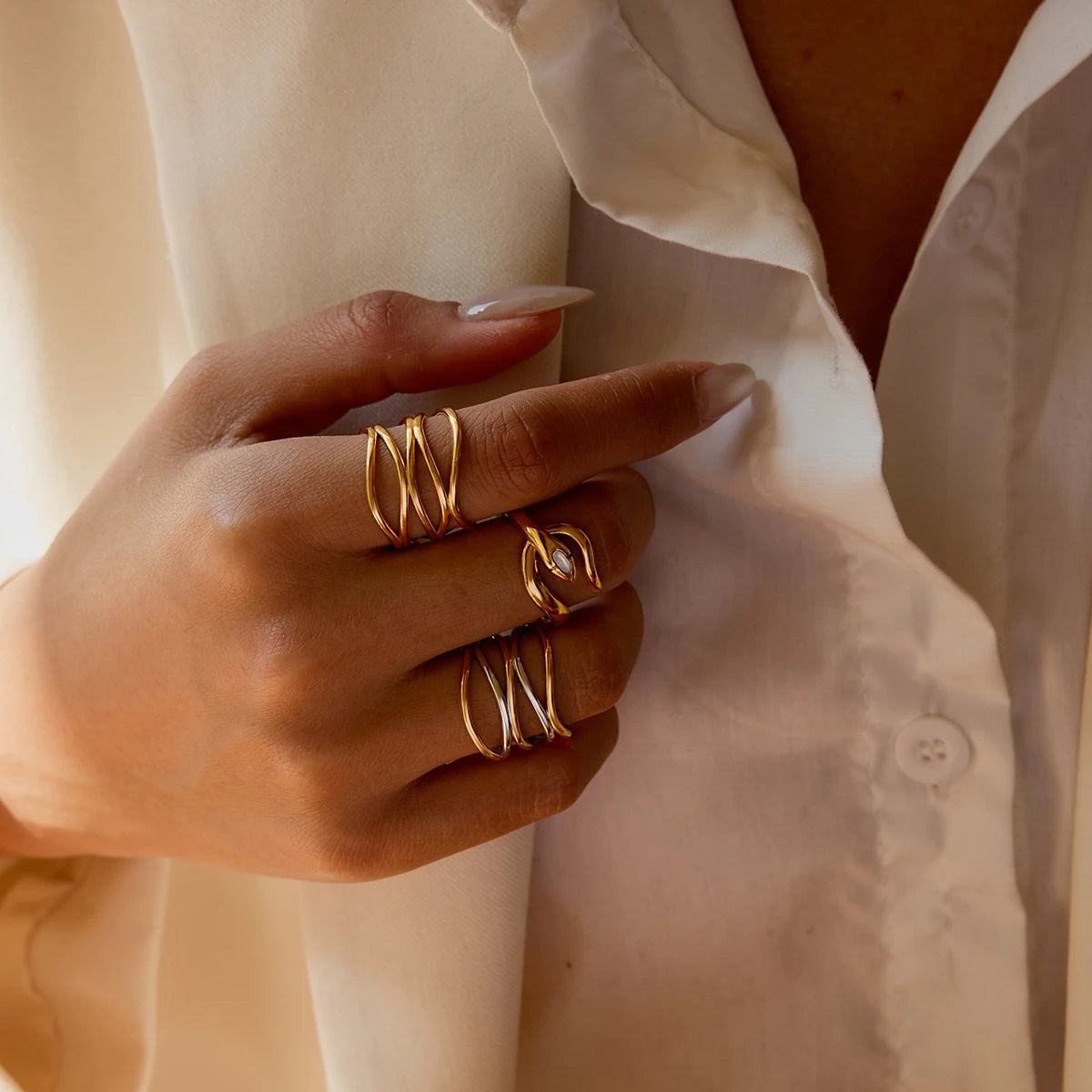 Multi layer Design Ring
