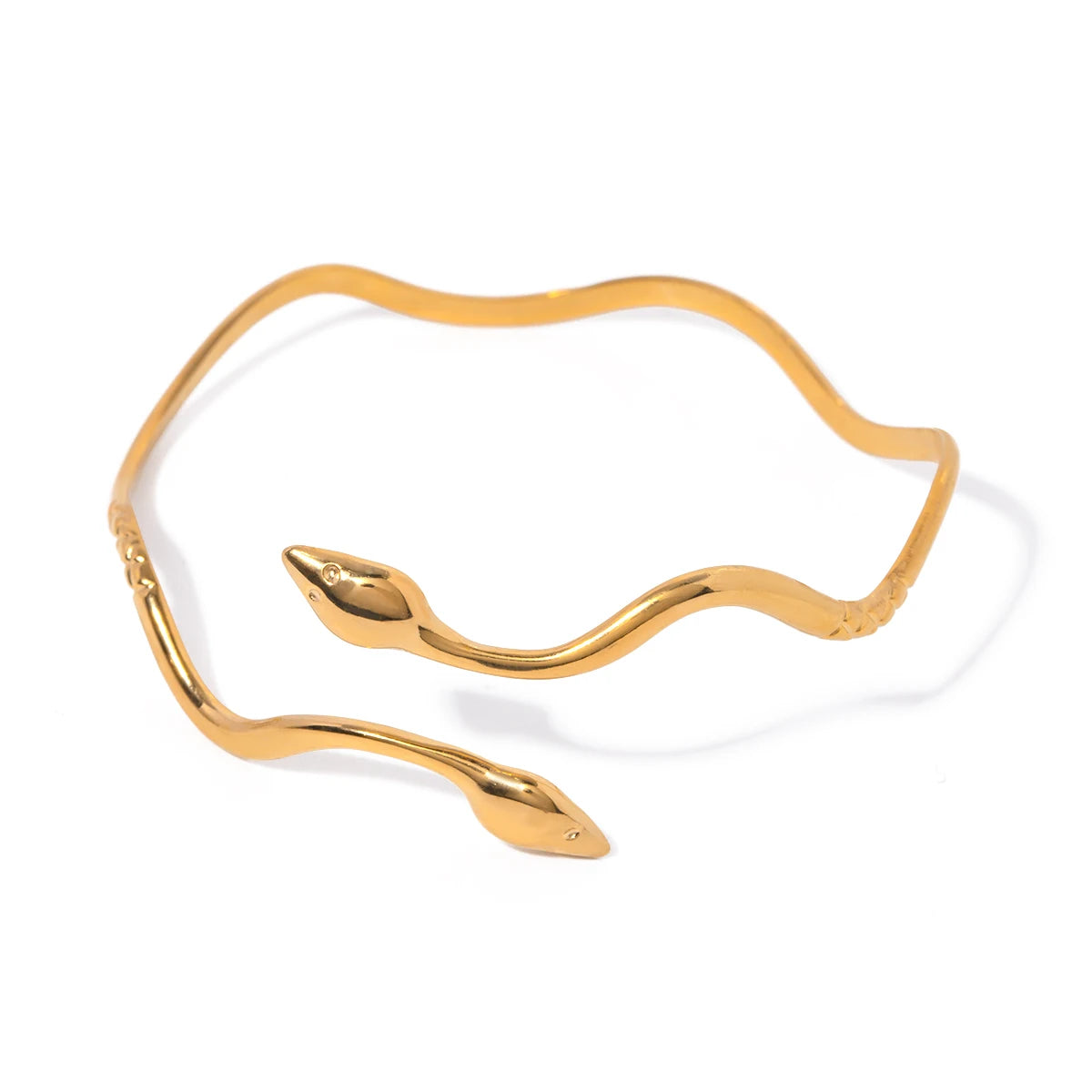Wavy Double-headed Snake Bracelet