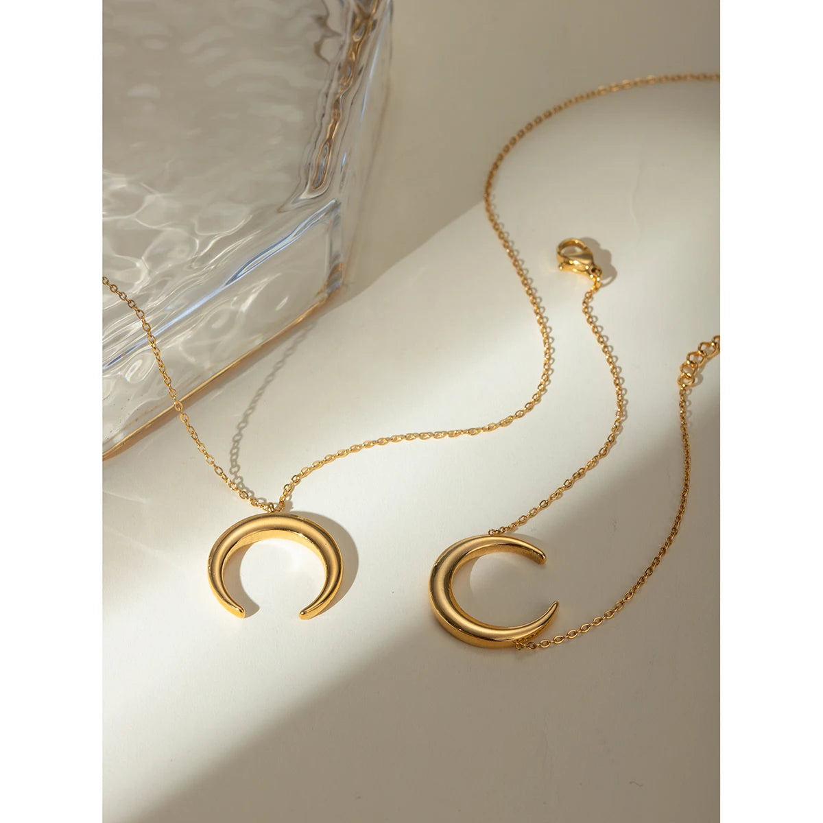Half Moon Pendant Necklace/Bracelet Collection