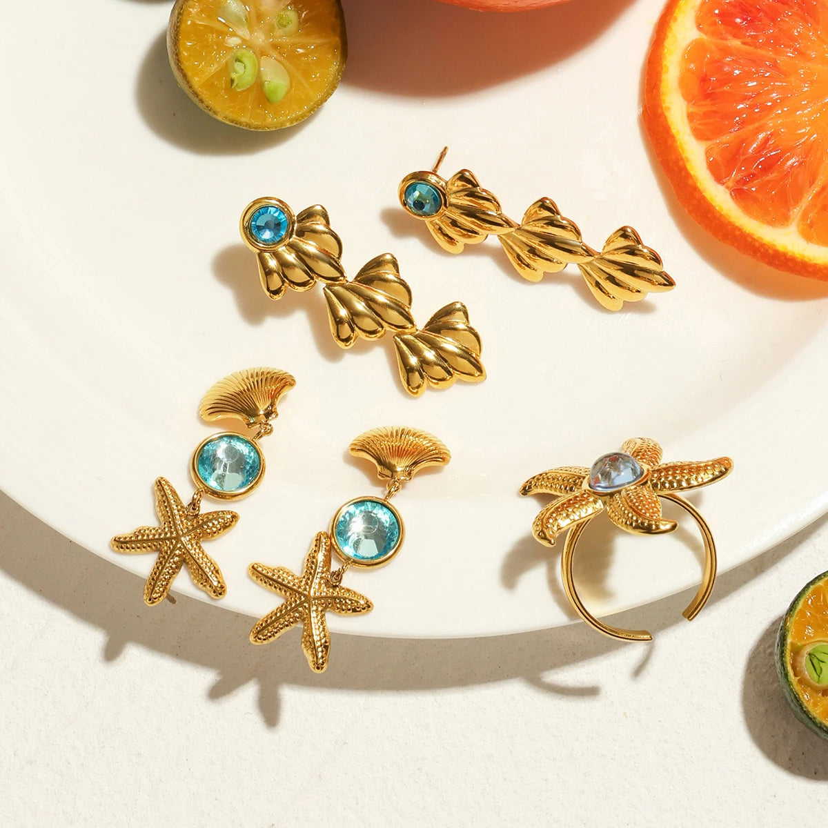 Blue Jewell Starfish Collection