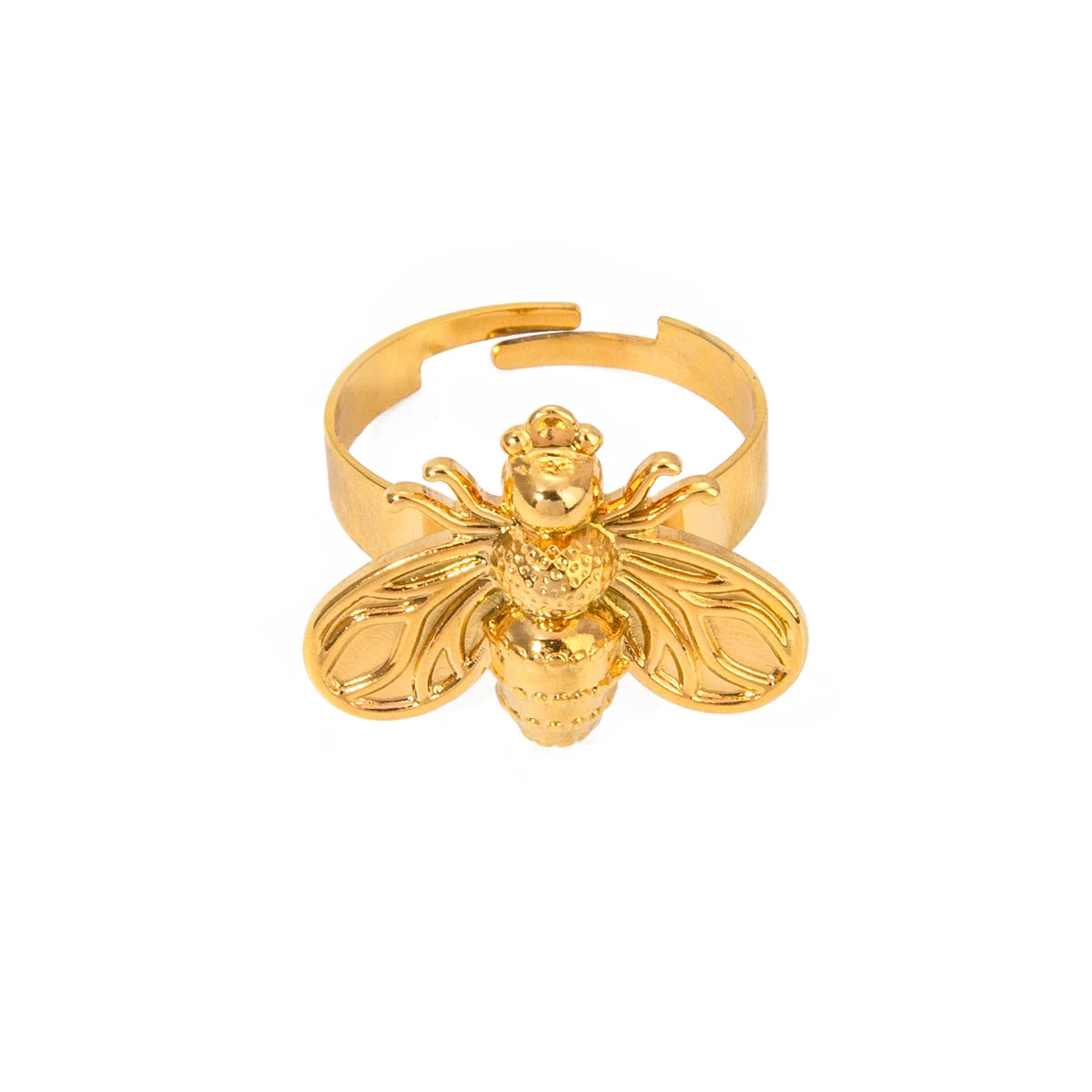 Gold Bee Ring