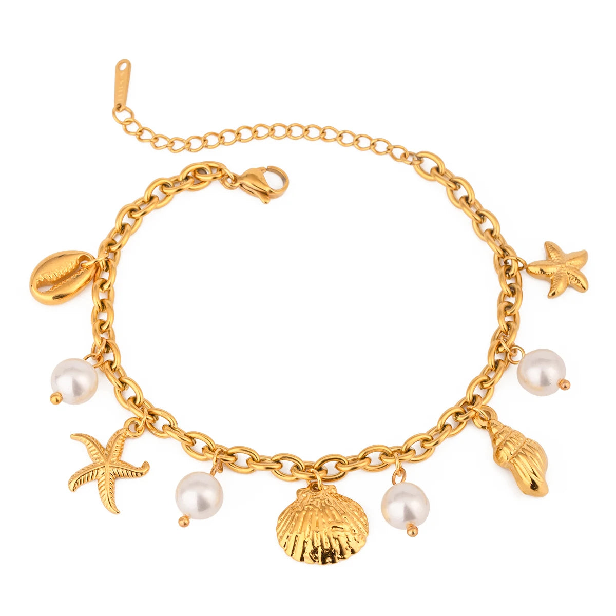 Starfish Charm Bracelet