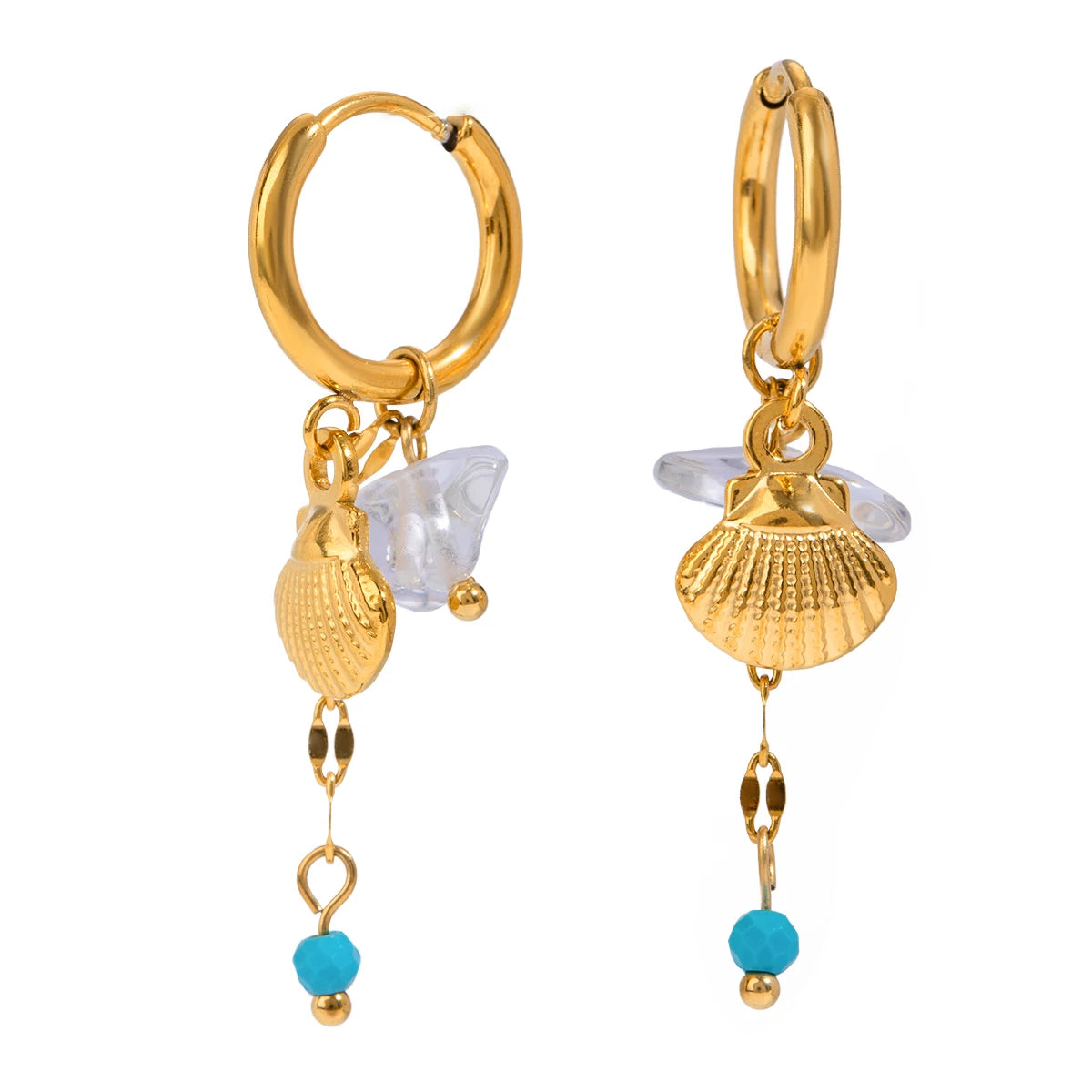 Shell x Gem Earrings