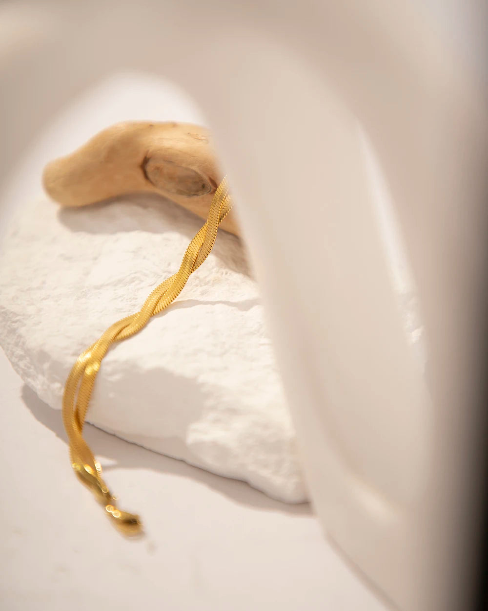 Gold Snake Chain Bracelet