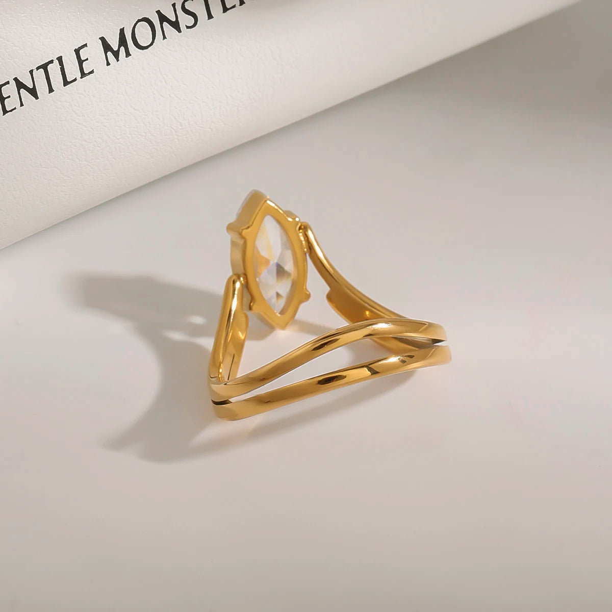 Classic Twist Zircon Ring