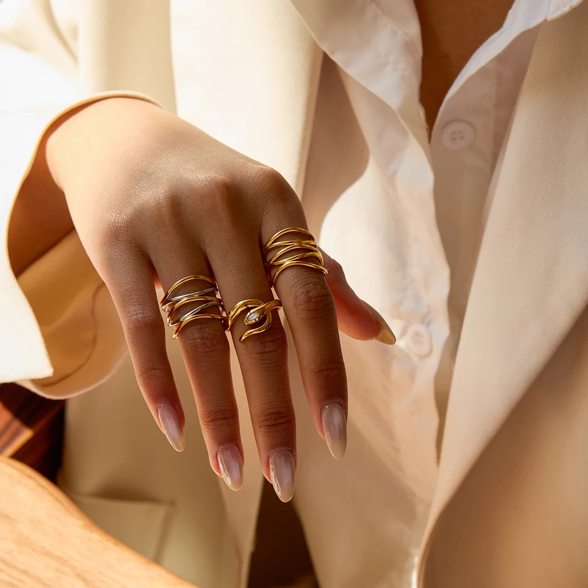 Multi layer Design Ring