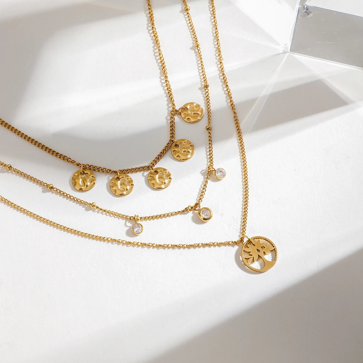 Tree of Life Necklace Stack