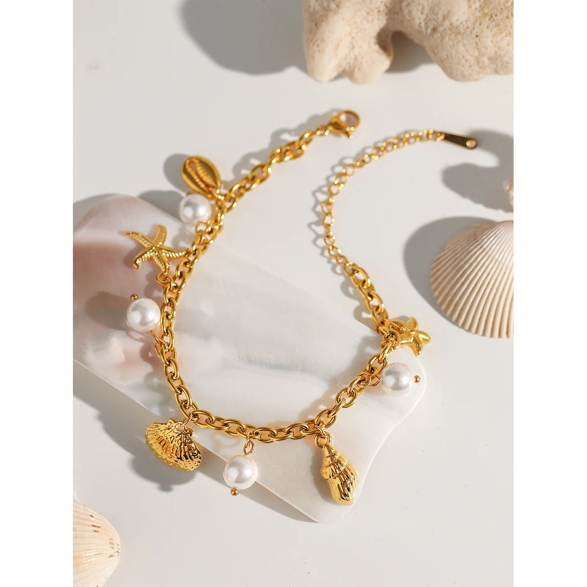 Starfish Charm Bracelet