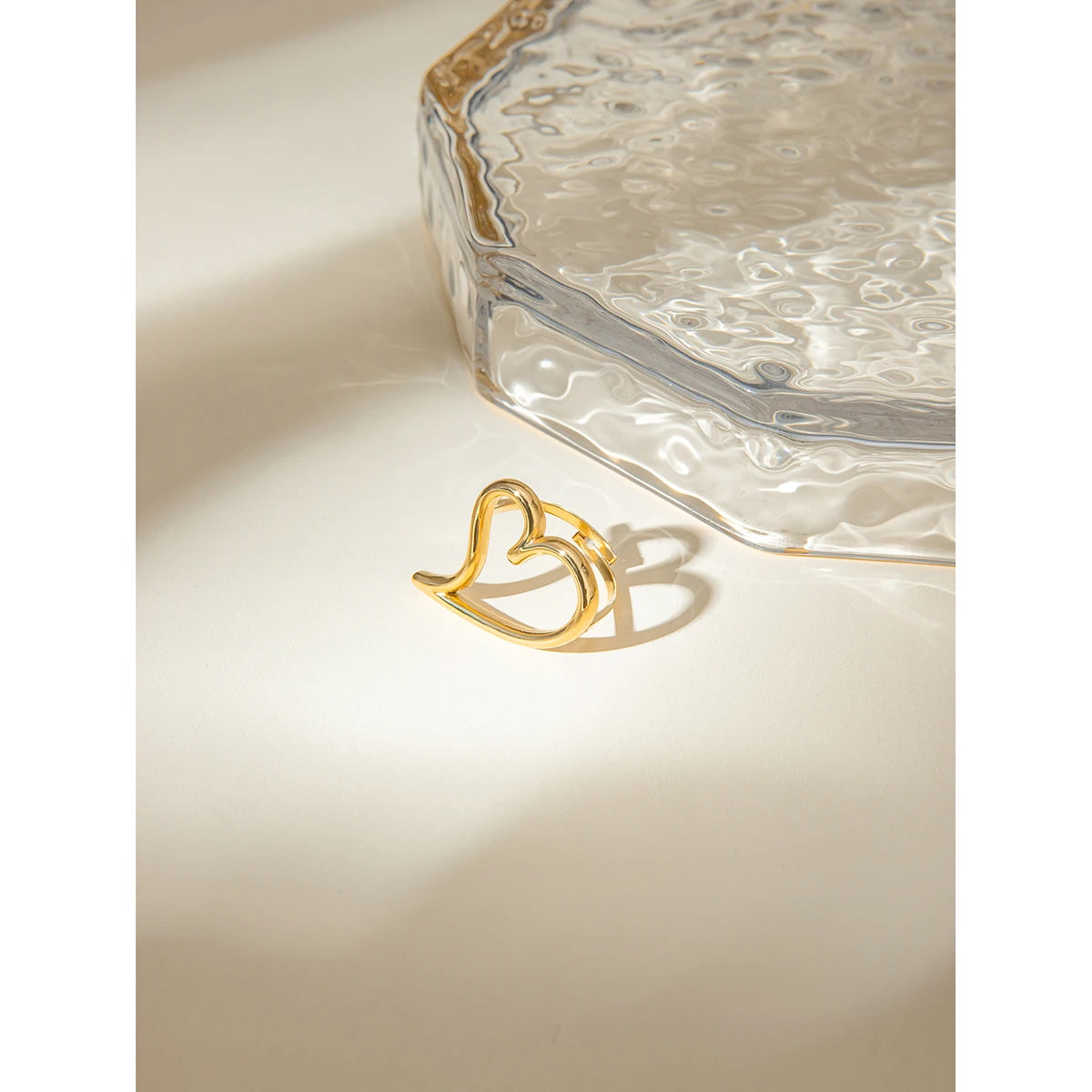 Open Love Heart Ring