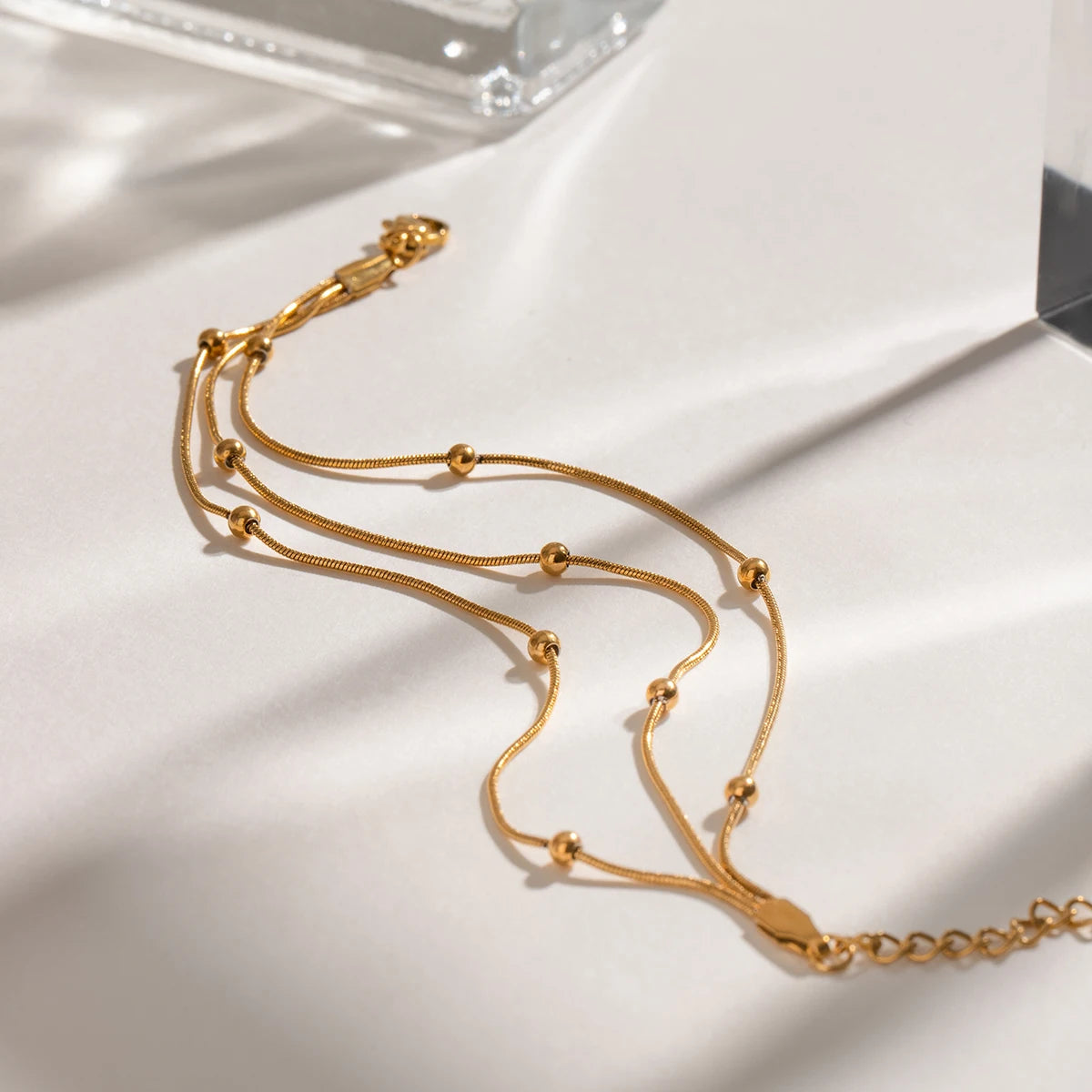 Gold Three-layer Bracelet Chain