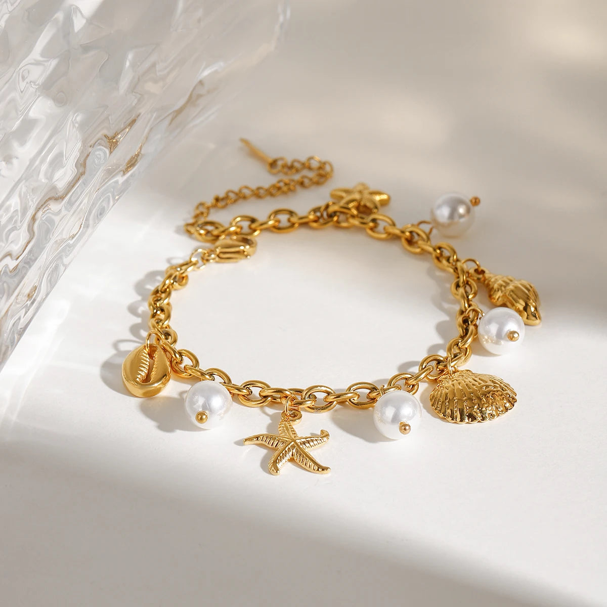 Starfish Charm Bracelet