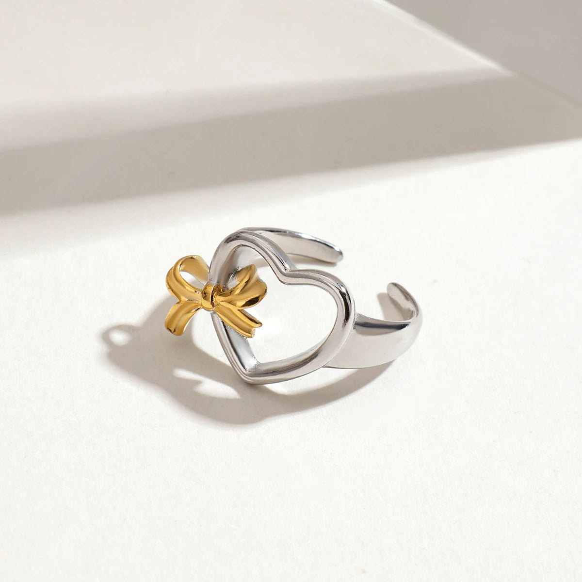 Heart Bow Ring