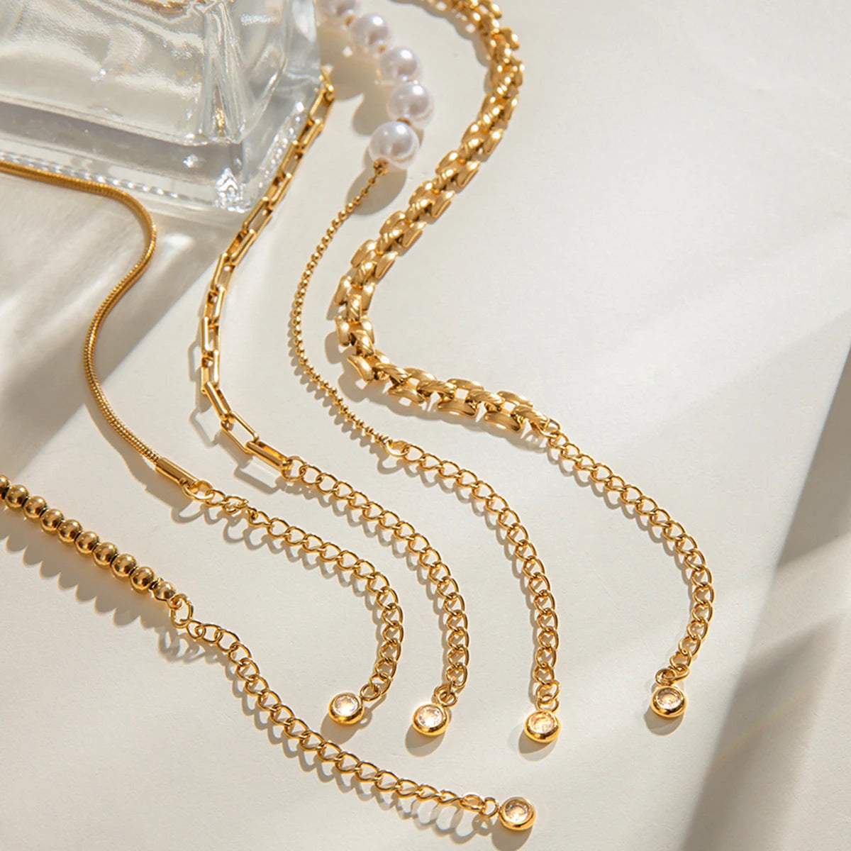 Pearl Snake Imitation Bracelet Set