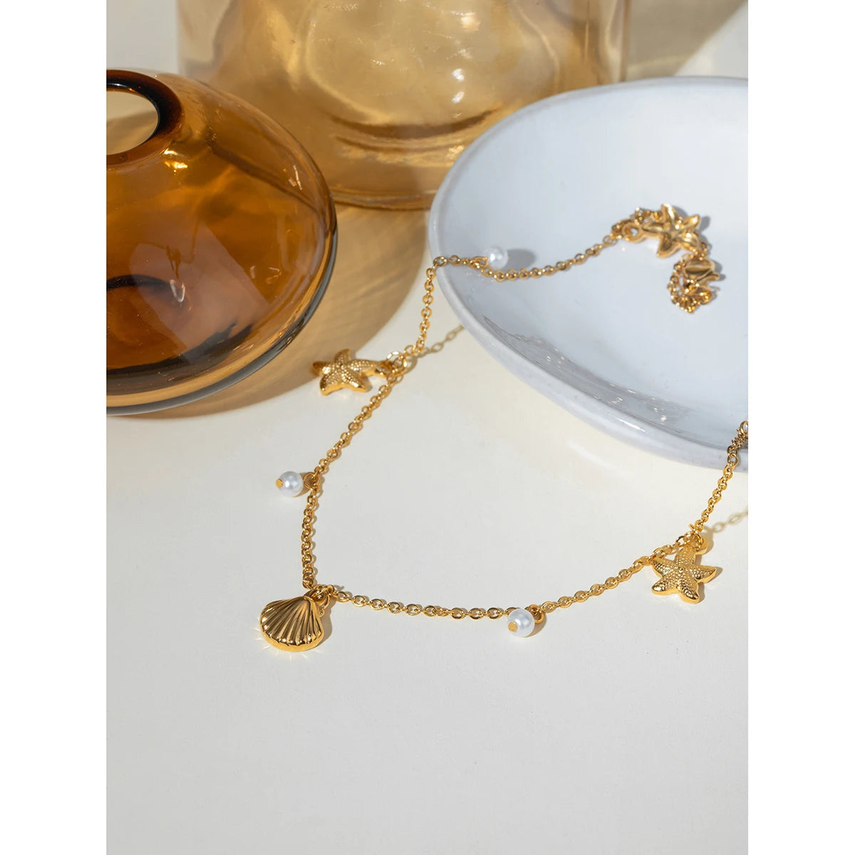Minimalistic Sea Necklace