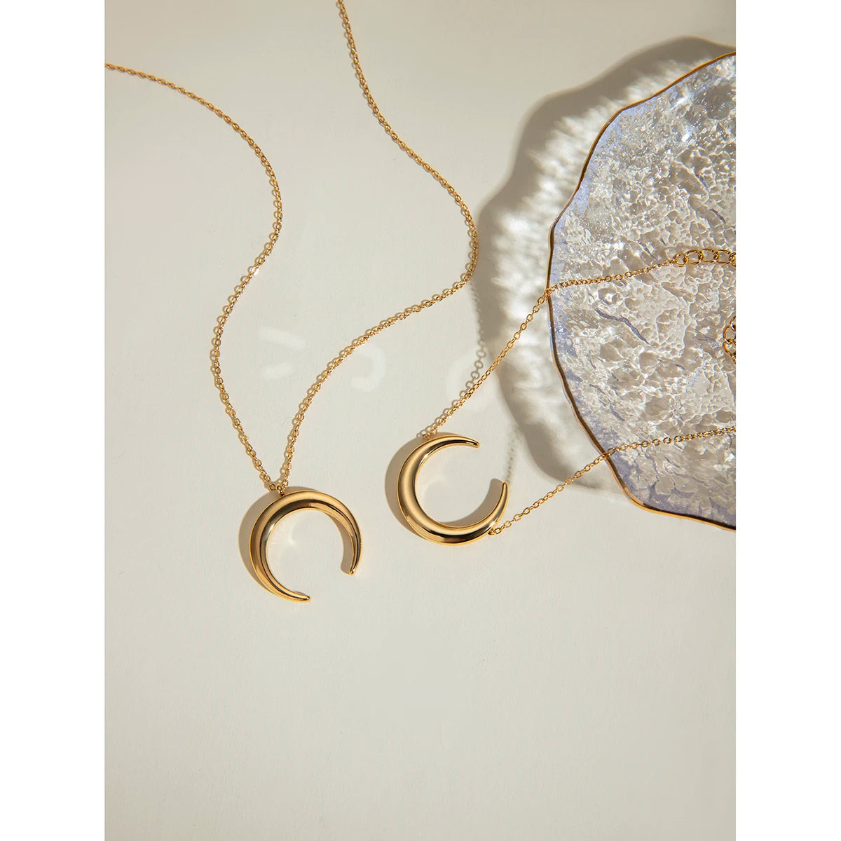 Half Moon Pendant Necklace/Bracelet Collection