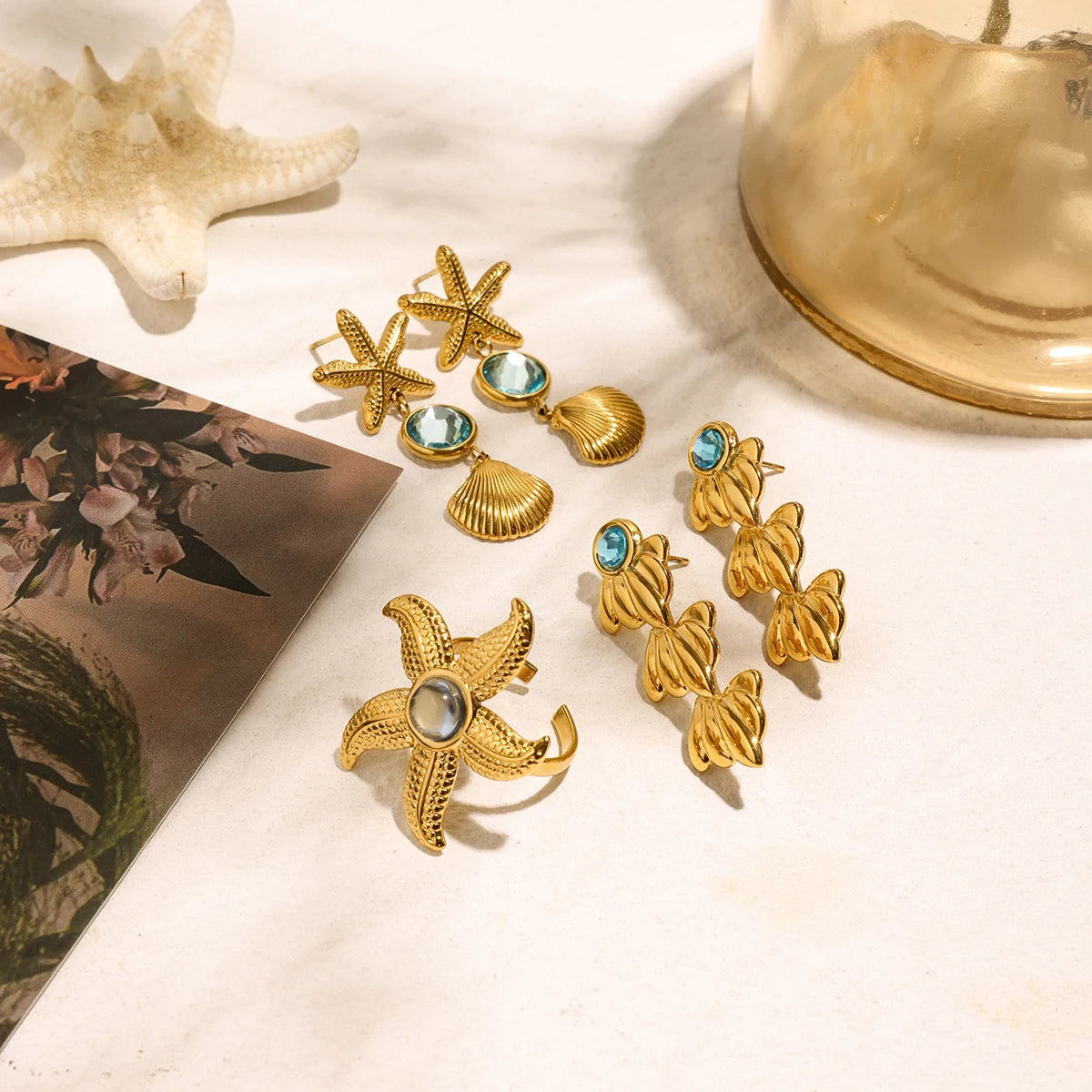 Blue Jewell Starfish Collection