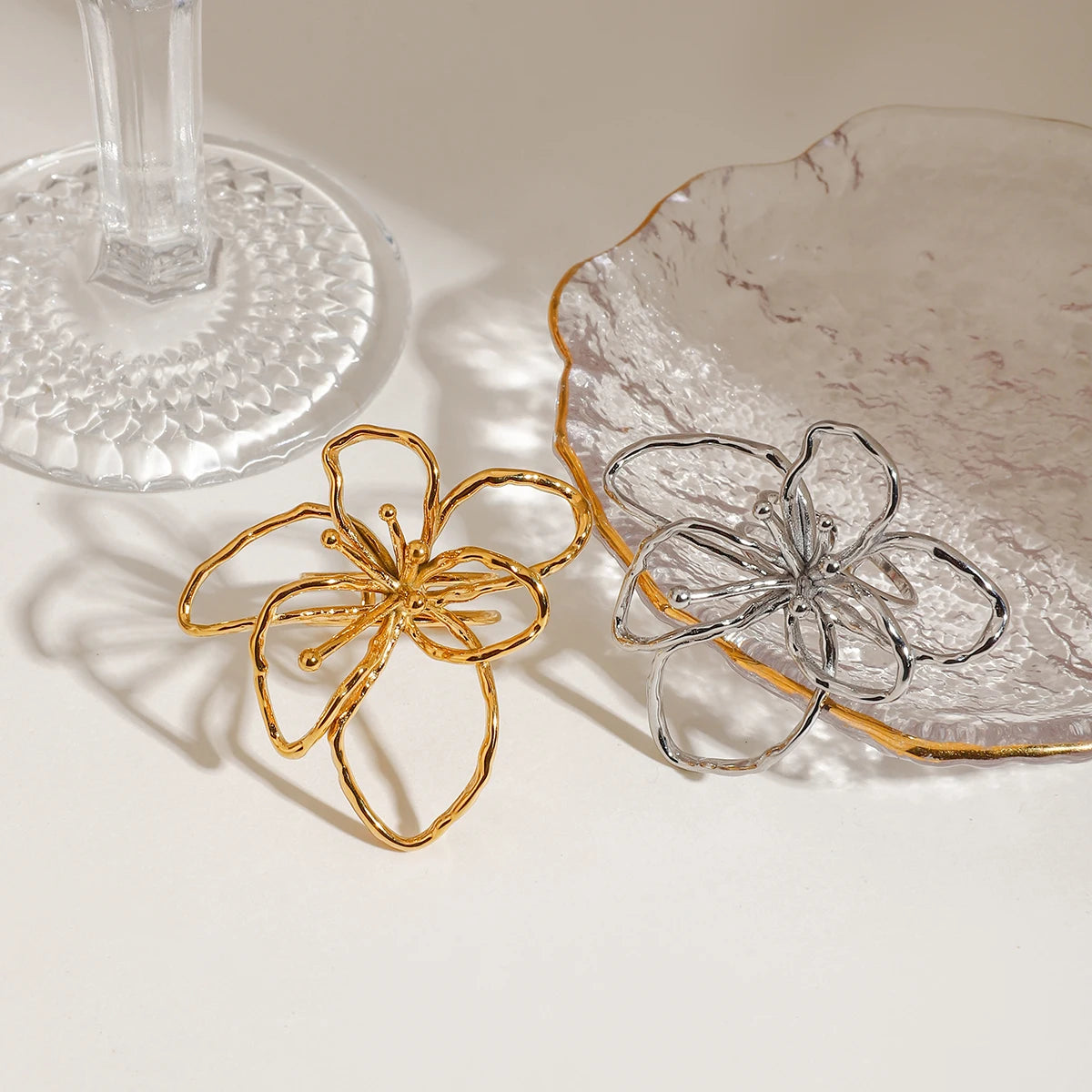 Pattern Flower Ring