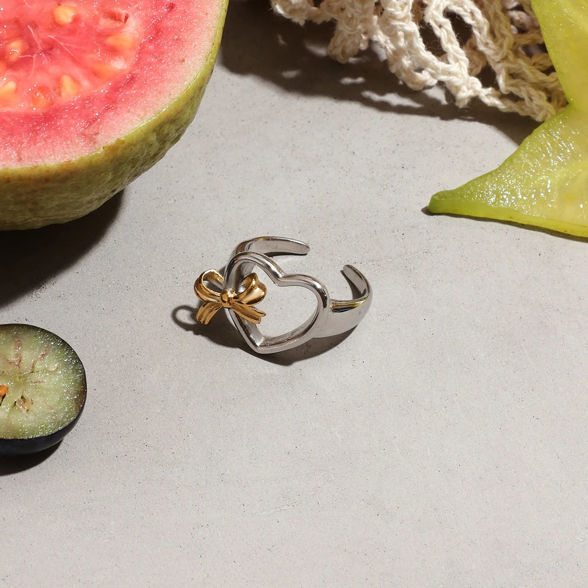 Heart Bow Ring