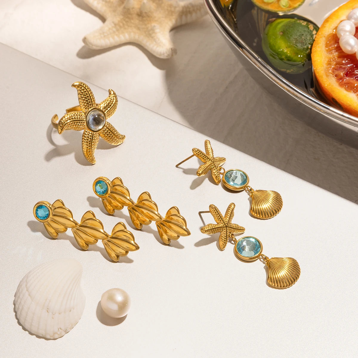 Blue Jewell Starfish Collection