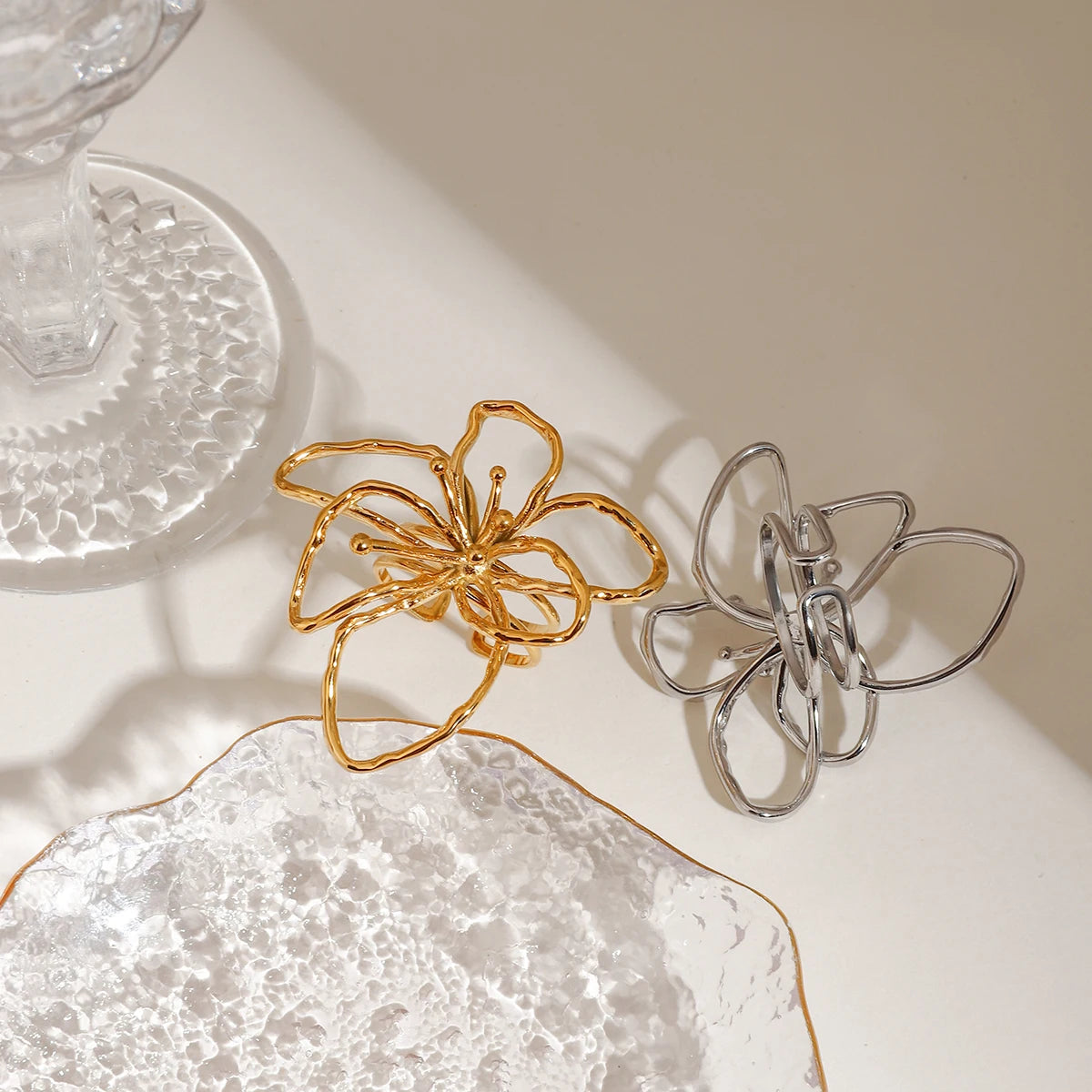 Pattern Flower Ring