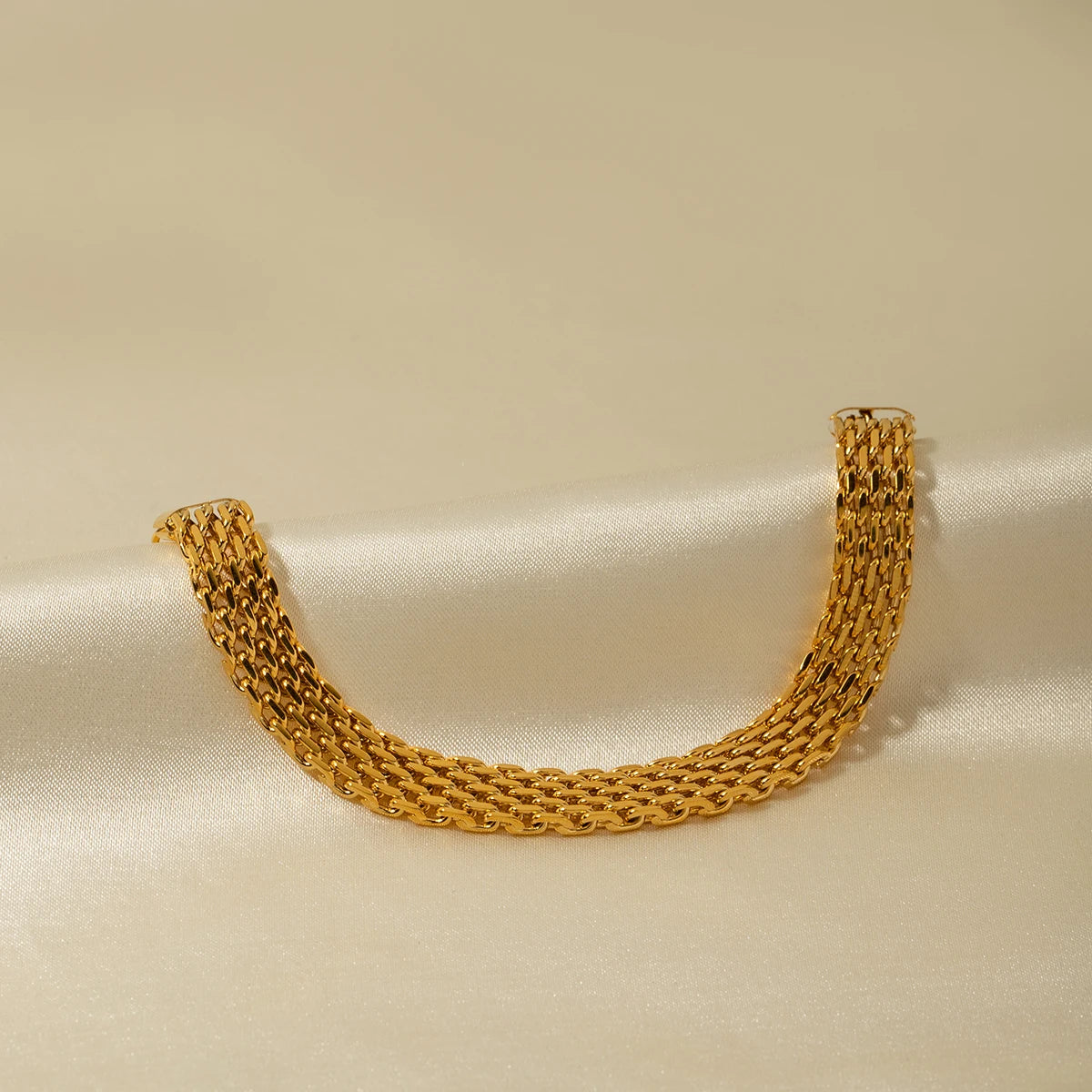 Gold Rope Chain Bracelet