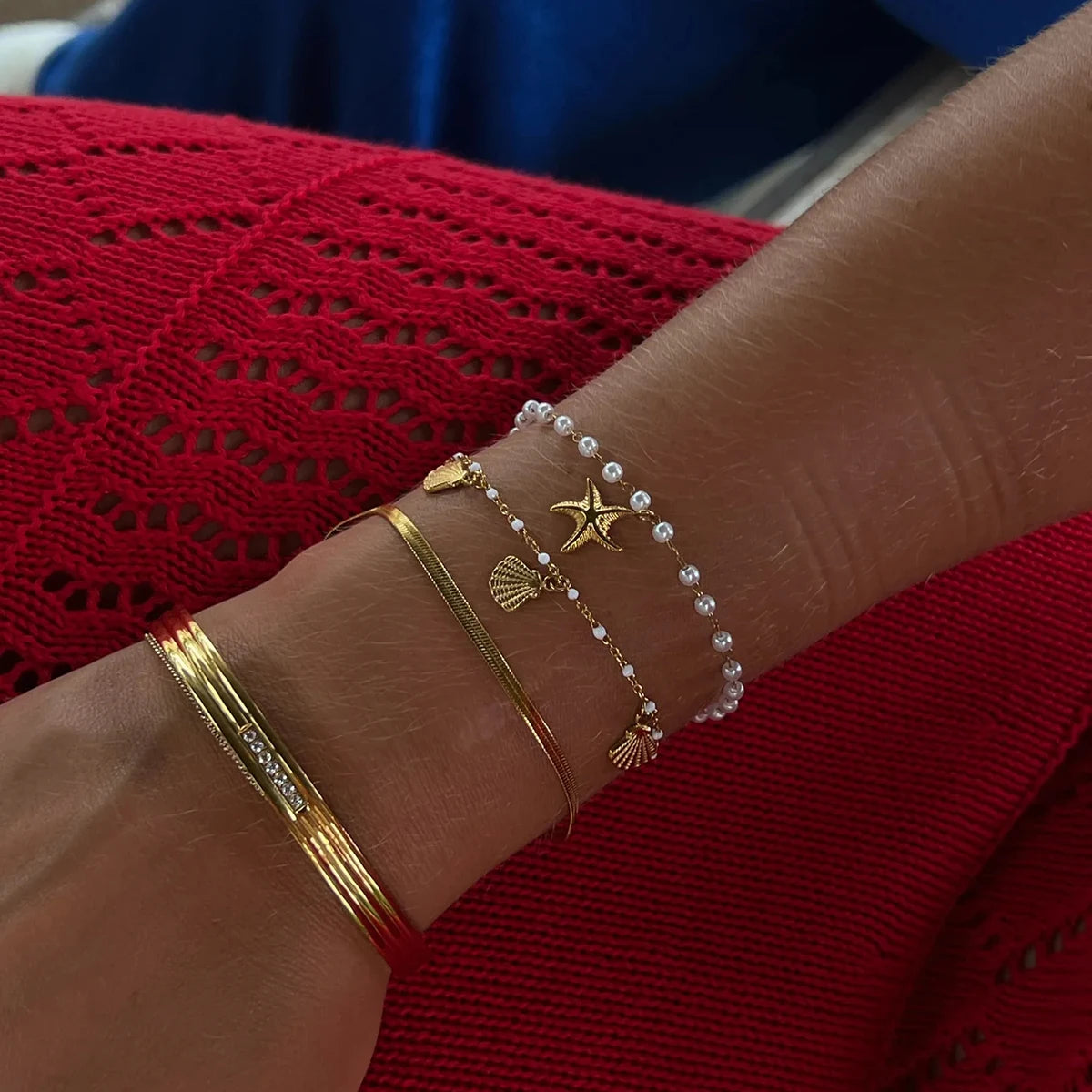 Ocean Style Multi Layer Bracelet Set