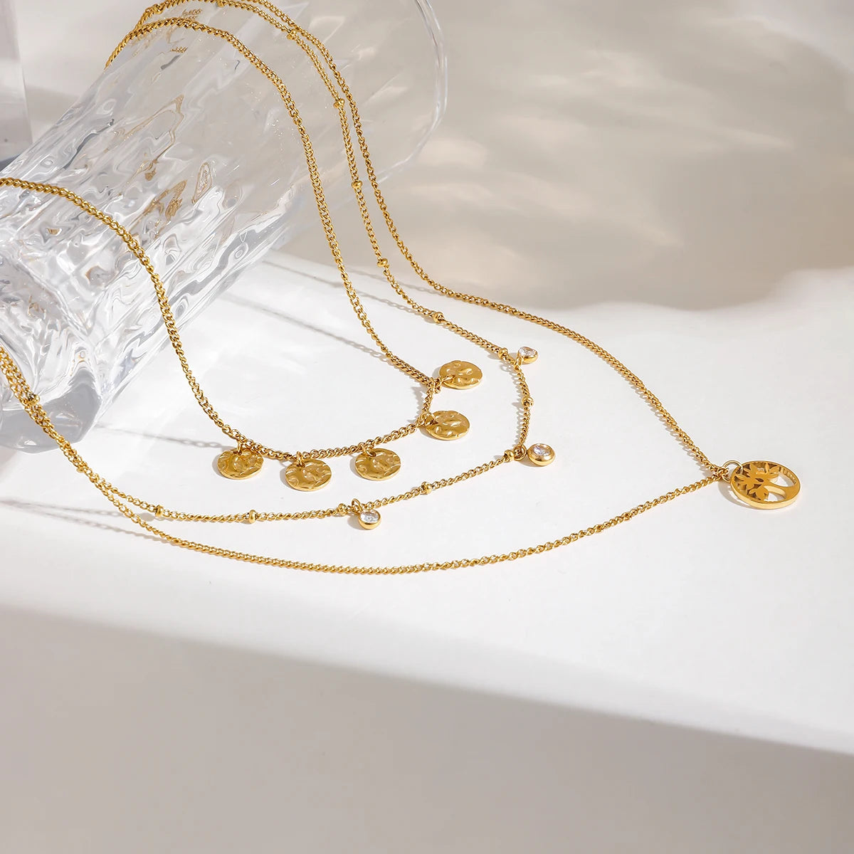 Tree of Life Necklace Stack