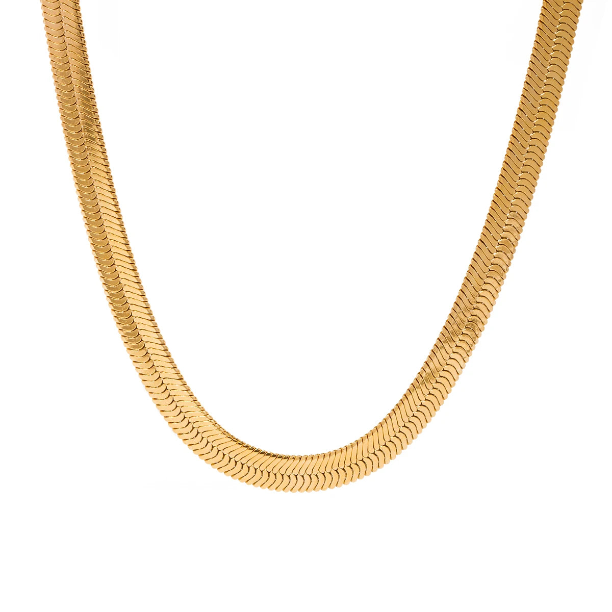 Gold Plated Snake Chain Necklace