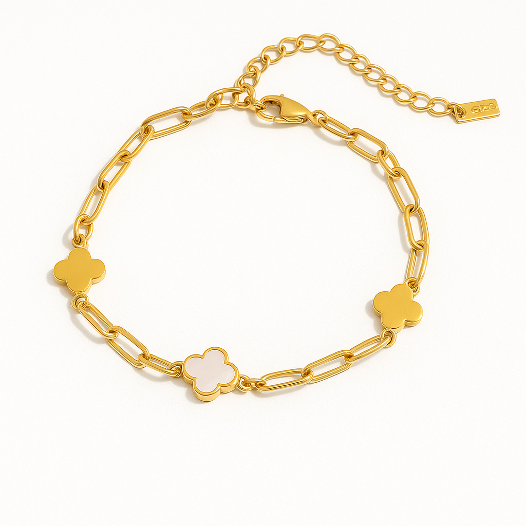 Flower Petal Necklace/Bracelet Set