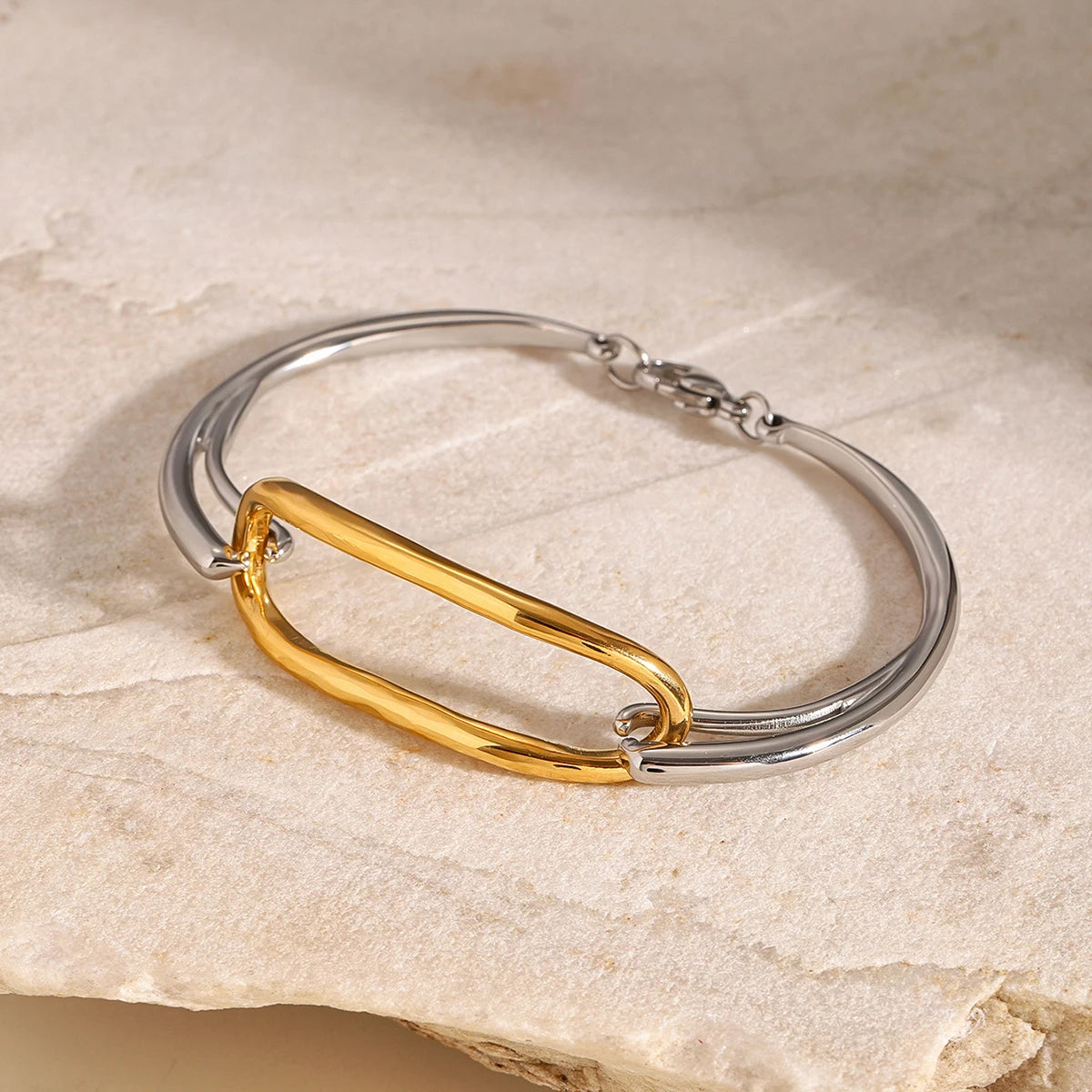 Gold/Silver Cuff Bracelet