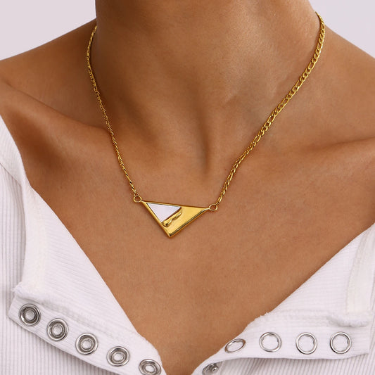 Triangular Notch Necklace