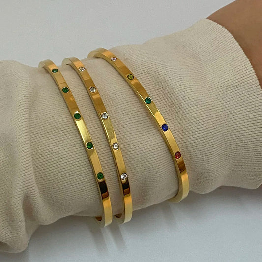 Rhinestone Cuff Bracelet