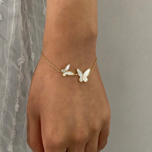Shell Butterfly Bracelet