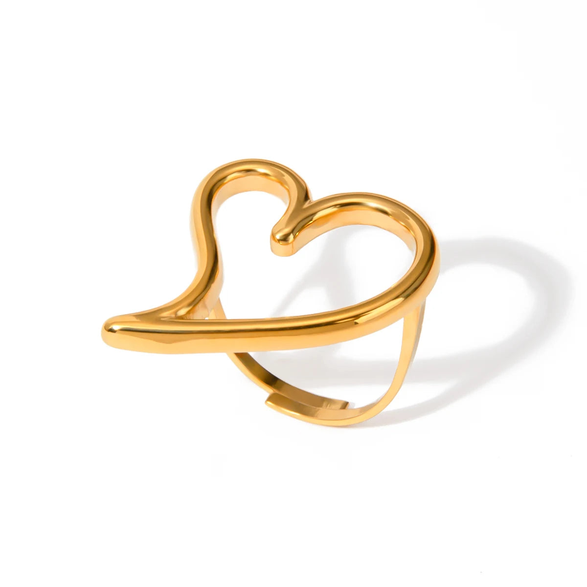 Open Love Heart Ring