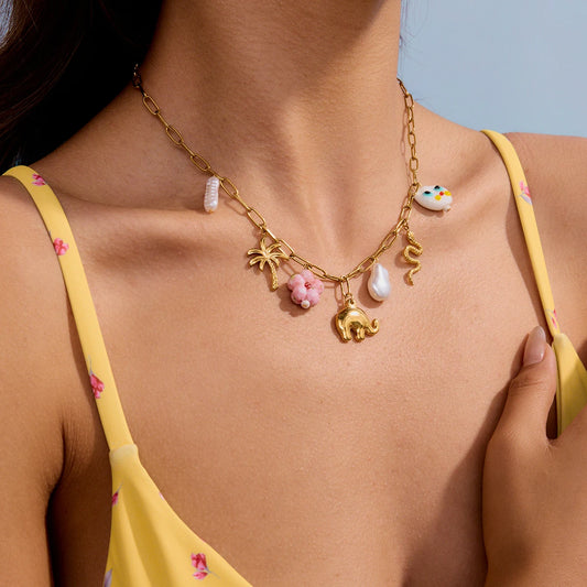 Multi Charm Necklace