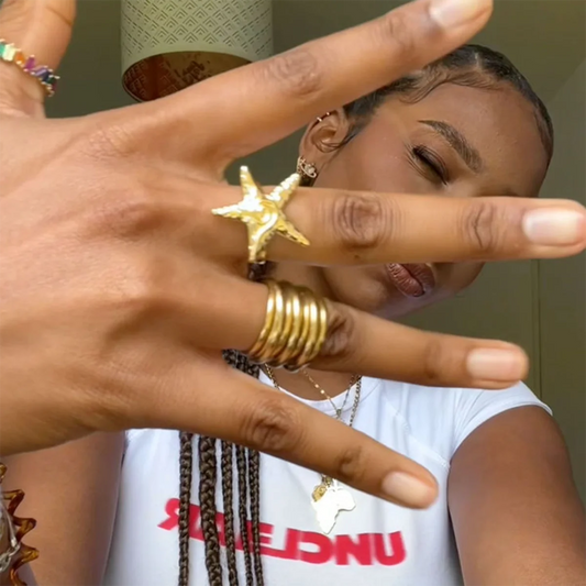 Vintage Starfish Ring